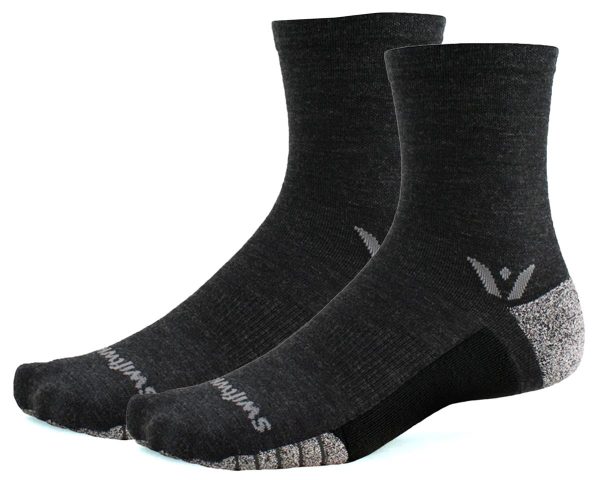 Swiftwick Flite XT Trail Five Socks (Coal) (L)