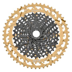 TRP CS-M9050 EVO Cassette (Black/Gold) (12 Speed) (Micro Spline) (10-52T)