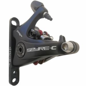 TRP Spyre C Flat Mount Disc Brake Caliper - Black / Front / No Rotor / Flat Mount Caliper - 160mm Adaptor F5