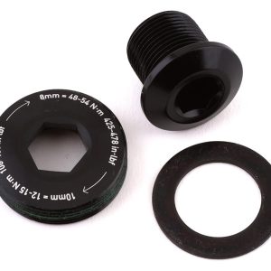 TRUVATIV GXP M15 Crank Bolt and M26 Cap (Black)