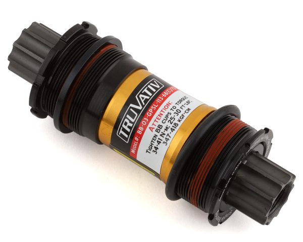 TRUVATIV Giga Pipe Team SL ISIS Bottom Bracket (Black) (BSA) (113mm)