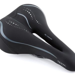 Terry Liberator X Gel Italia Saddle (Black) (Steel Rails) (163mm)