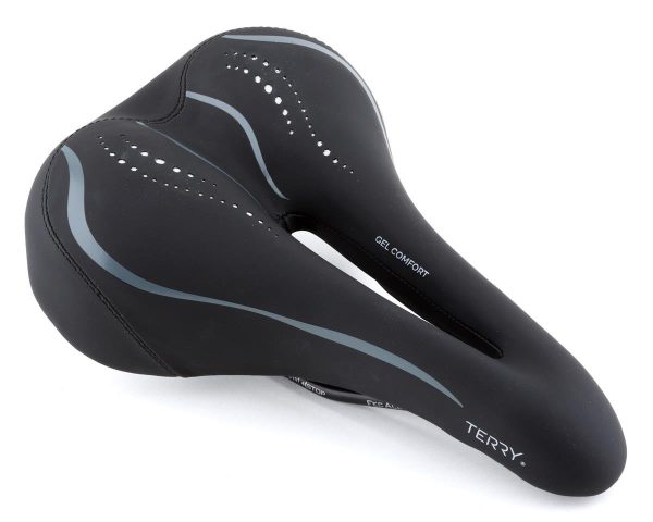 Terry Liberator X Gel Italia Saddle (Black) (Steel Rails) (163mm)