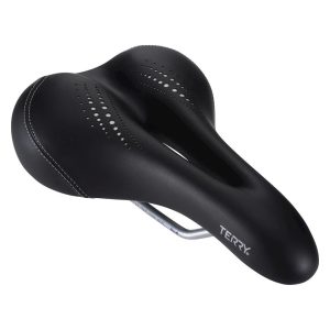 Terry Liberator X Gel Saddle (Black) (Steel Rails) (163mm)