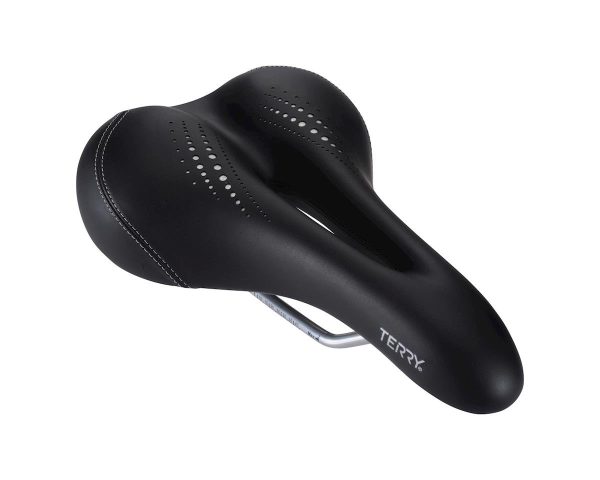 Terry Liberator X Gel Saddle (Black) (Steel Rails) (163mm)