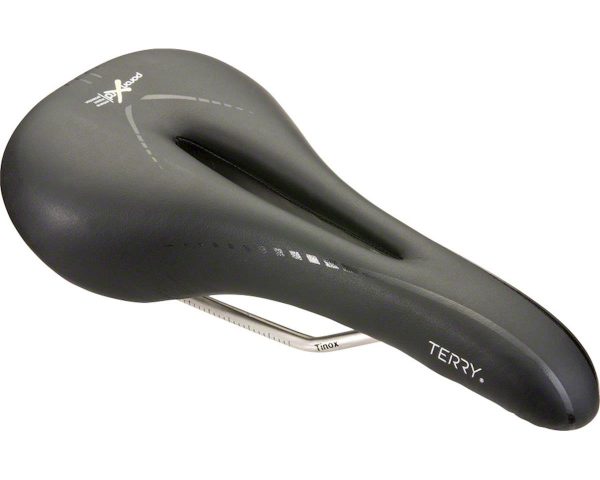 Terry Men's Fly Century Saddle (Black) (Titanium Rails) (140mm)