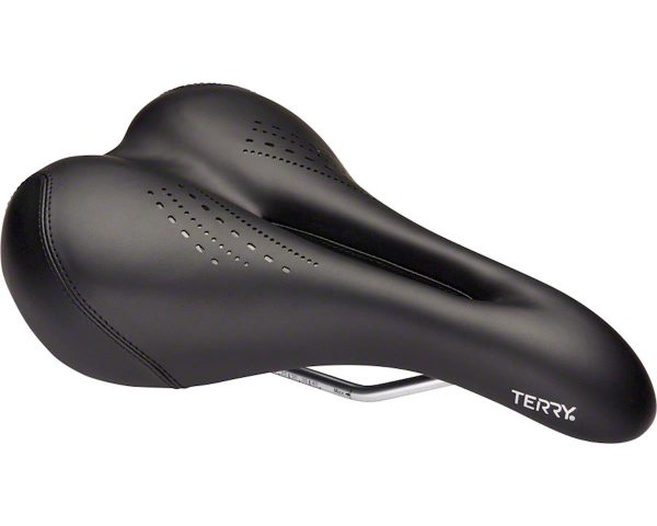 Terry Men's Liberator Y Gel Touring Saddle (Black) (Steel Rails) (173mm)