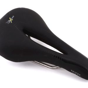 Terry Women's Butterfly Century Saddle (Black) (Titanium Rails) (152mm)