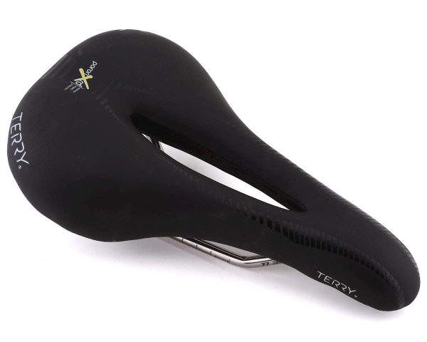 Terry Women's Butterfly Century Saddle (Black) (Titanium Rails) (152mm)