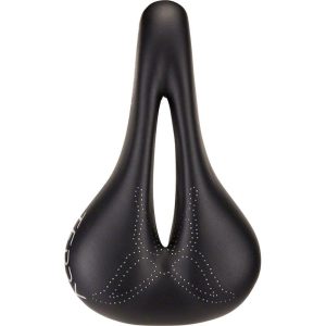 Terry Women's Butterfly Ti Gel Plus Saddle (Black) (Titanium Rails) (155mm)