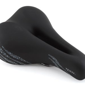 Terry Women's Cite X Gel Saddle (Black/Bubbles) (Steel Rails) (175mm)