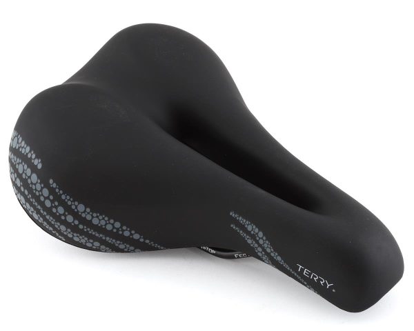 Terry Women's Cite X Gel Saddle (Black/Bubbles) (Steel Rails) (175mm)