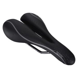 Terry Women's FLX Gel Saddle (Black) (Manganese Rails) (142mm)