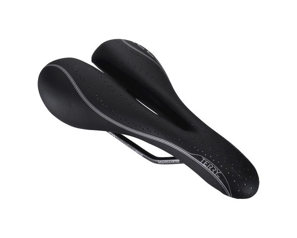 Terry Women's FLX Gel Saddle (Black) (Manganese Rails) (142mm)