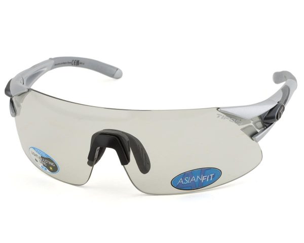 Tifosi Asian Fit Podium XC Sunglasses (Silver/Gunmetal) (Fototec Lens)