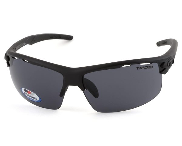 Tifosi Rivet Sunglasses (Blackout) (Smoke)