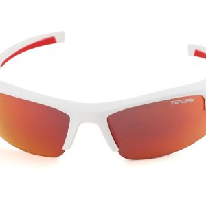 Tifosi Shutout Youth Sunglasses (Matte White) (Smoke Red Lens)