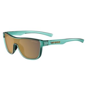 Tifosi Sizzle Single Lens Sunglasses - Teal Dune / Gold Lens