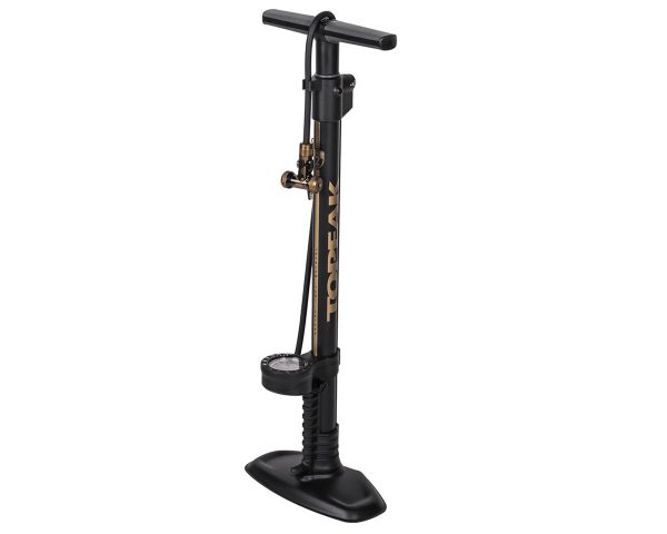 Topeak JoeBlow Tubi 2Stage Floor Pump (Black/Gold) (For Tubeless & Tubed)