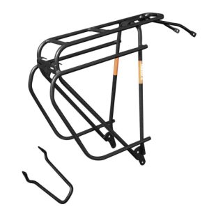 Tortec Epic Alloy Rear Pannier Rack - Black / 26" - 700c