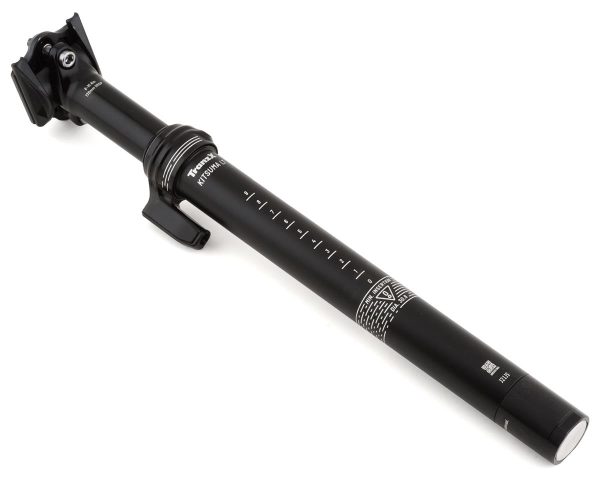 TranzX Kitsuma Dropper Seatpost (Black) (30.9mm) (489mm) (170mm) (External Routing) (Lever Not Inclu