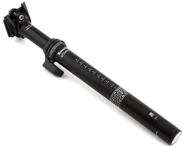 TranzX Kitsuma Dropper Seatpost (Black) (31.6mm) (489mm) (170mm) (External Routing) (Lever Not Inclu