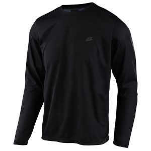 Troy Lee Designs Flowline Long Sleeve Jersey (Black) (L)