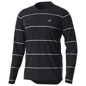 Troy Lee Designs Flowline Long Sleeve Jersey (Revert Black) (L)