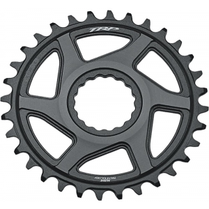 Trp | Evo Chainring | Black/silver | 32T | Aluminum