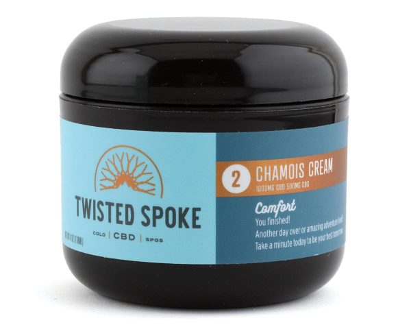 Twisted Spoke CBD Chamois Cream (1000mg CBD) (500mg CBG) (4oz)