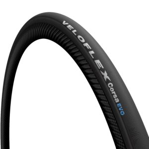 Veloflex Open Tubular Corsa Evo TLR Folding Tyre - 700c - Black / 700c / 25mm / Folding / Clincher