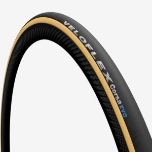 Veloflex Open Tubular Corsa Evo TLR Folding Tyre - 700c - Gum / 700c / 25mm / Folding / Clincher