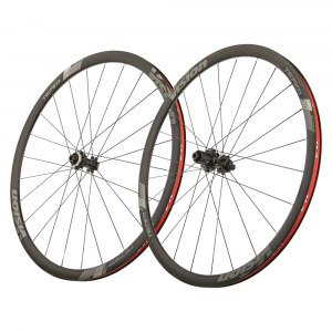 Vision Tech | Team 30 Db Wheelset | Black | Hg Hub, 24/24H | Aluminum