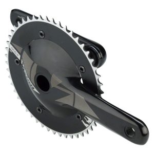 Vision Track Crankset (Black) (Single Speed) (386 EVO Spindle) (165mm) (49T) (144 BCD)