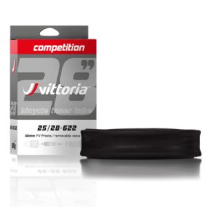 Vittoria Competition Butyl Inner Tubes - 700c - Black / 700c / 19mm / 23mm / 48mm Valve / Presta