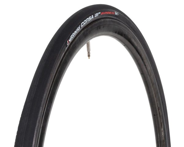 Vittoria Corsa Competition TLR Tubeless Road Tire (Black) (700c) (28mm) (Folding) (Graphene 2.0)