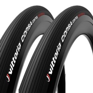 Vittoria Corsa Control G2.0 Folding Tyres With 2 Free Inner Tubes - Pair