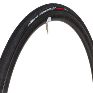 Vittoria Rubino Pro TLR Tubeless Road Tire (Black) (700c) (25mm) (Folding) (Graphene 2.0)