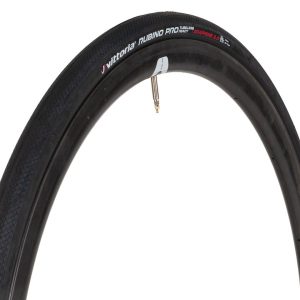 Vittoria Rubino Pro TLR Tubeless Road Tire (Black) (700c) (28mm) (Folding) (Graphene 2.0)