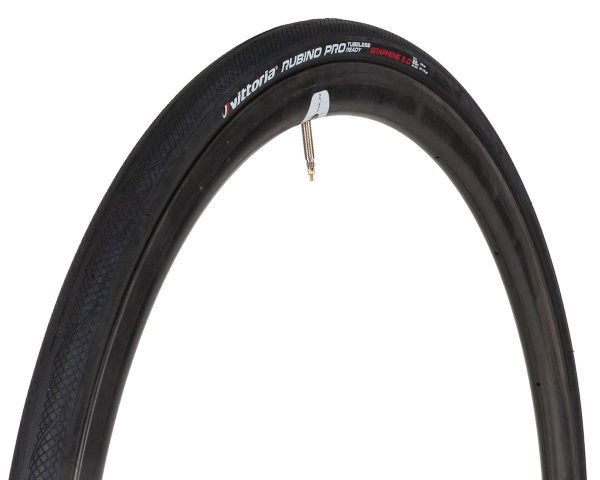 Vittoria Rubino Pro TLR Tubeless Road Tire (Black) (700c) (28mm) (Folding) (Graphene 2.0)