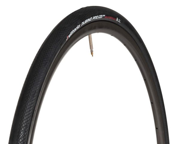 Vittoria Rubino Pro TLR Tubeless Road Tire (Black) (700c) (30mm) (Folding) (Graphene 2.0)