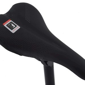 WTB Pure Saddle (Black) (Chromoly Rails) (Medium) (148mm)