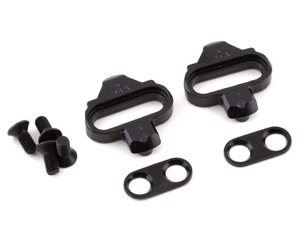 Wellgo Clipless Cleats for SPD Style Pedals (Black) (98A) (4deg)