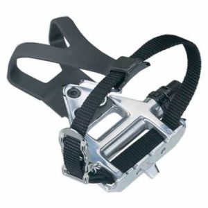 Wellgo LU961 Alloy Road Pedals with Clips and Straps