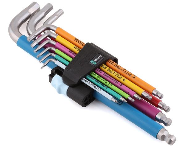 Wera Hex-Plus Multicolor L-Key Wrench Set (Metric) (Stainless)