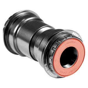 Wheels Manufacturing Bottom Bracket (Black) (BB30) (24mm/Shimano Spindle) (ZERO Ceramic Hybrid Beari