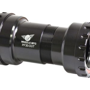 Wheels Manufacturing Outboard Bottom Bracket (Black) (PF30) (30mm Spindle)