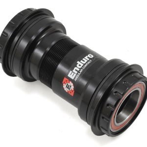 Wheels Manufacturing Outboard Bottom Bracket (Black) (PF30) (68/73mm) (24mm Spindle) (Angular Contac