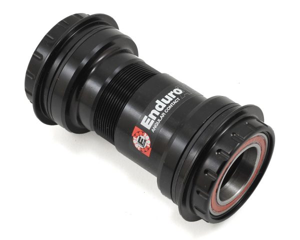 Wheels Manufacturing Outboard Bottom Bracket (Black) (PF30) (68/73mm) (24mm Spindle) (Angular Contac