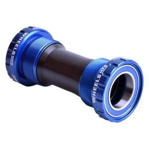 Wheels Manufacturing Threaded External ABEC-3 Bottom Bracket (Blue) (BSA) (68/73) (24mm/Shimano Spin